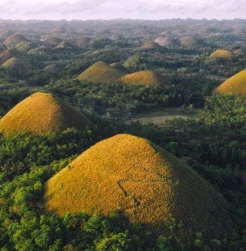 Paraíso en Cebú y Colinas de Chocolate