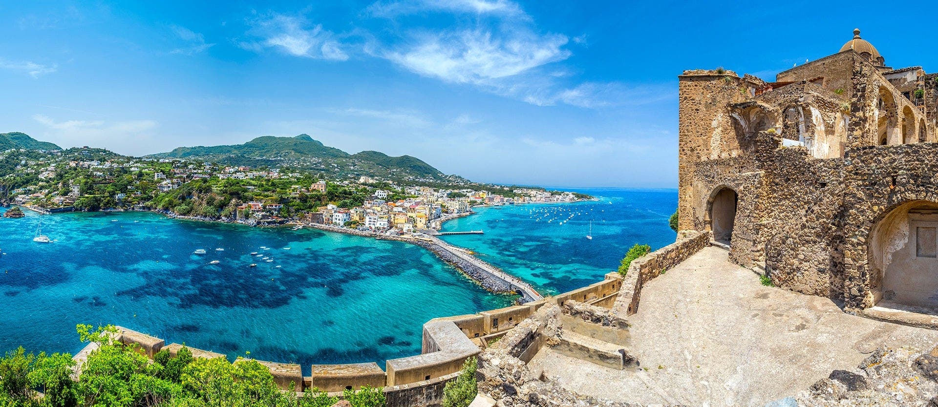Joyas costeras: Ischia, Amalfi y Pompeya