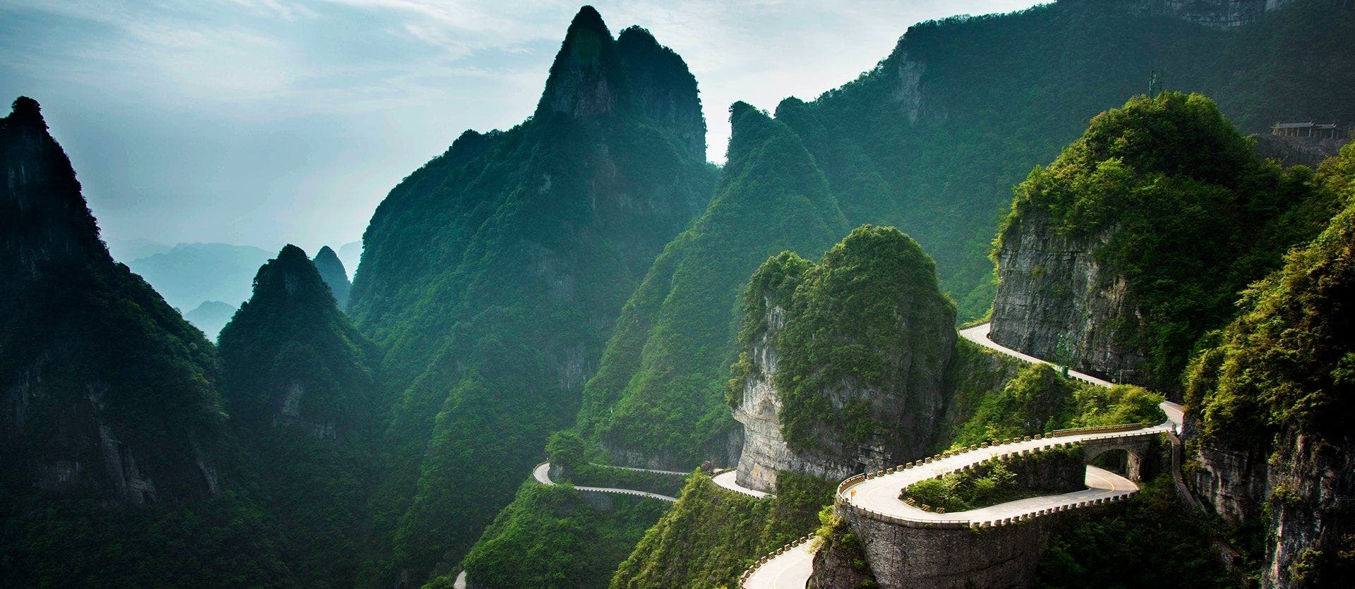 Iconos de China & montañas de Avatar