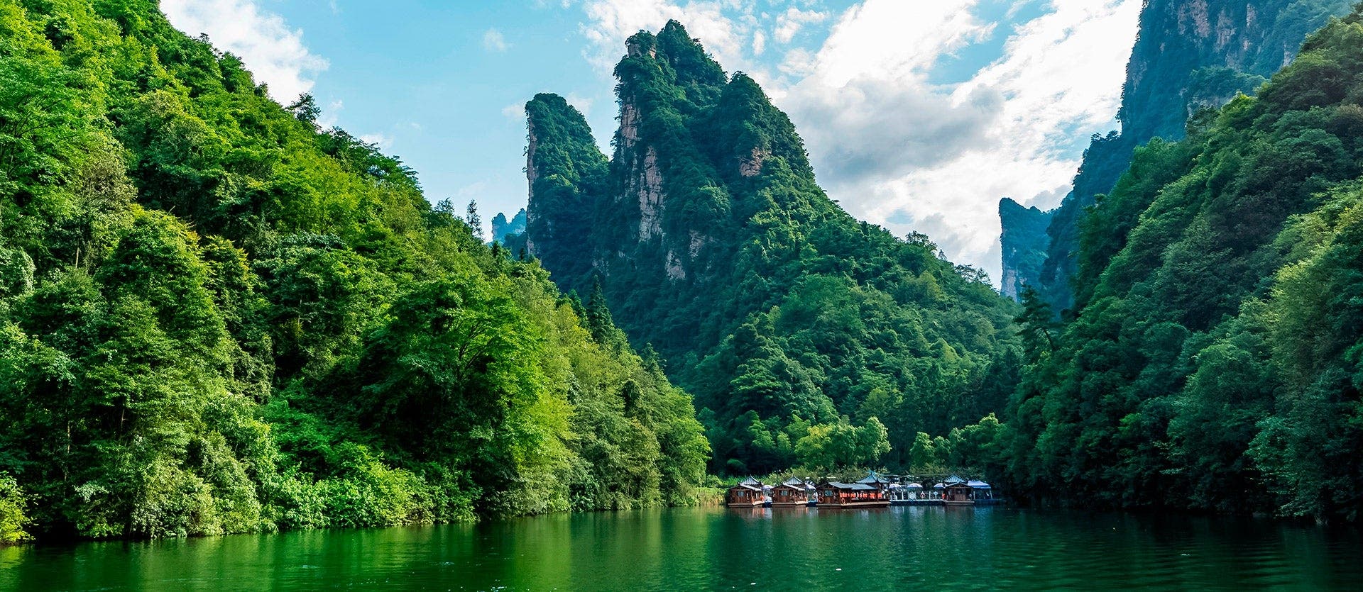 Iconos de China & montañas de Avatar