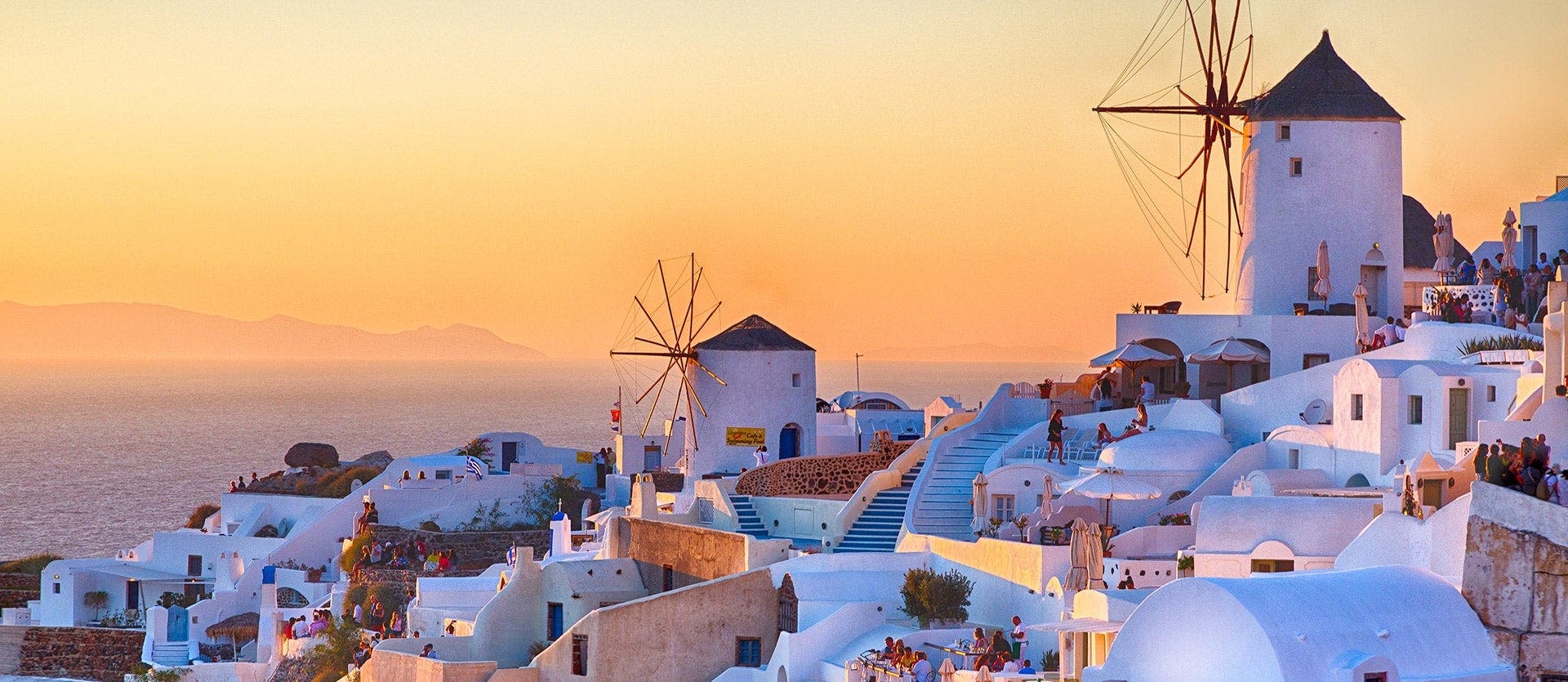 Ruines antiques, Mykonos et Santorin