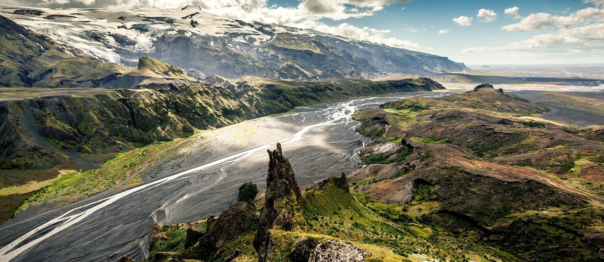 Glaciers, Waterfalls & Hot Springs