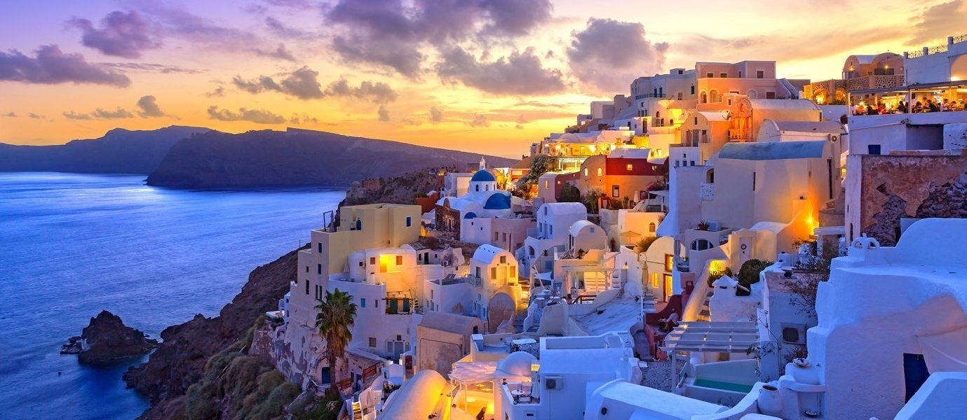 Ancient Ruins, Mykonos & Santorini 