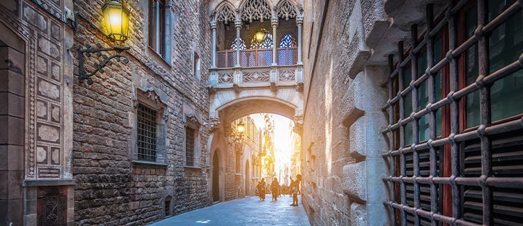 Sehenswertes in Spanien Gothic quarter