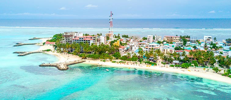 Sehenswertes in Malediven Die Insel Maafushi