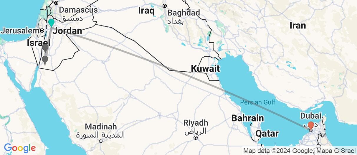 Map of Hashemite Kingdom & Emirate City