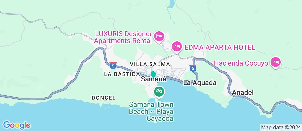 Map of All-inclusive-Reise nach Samaná