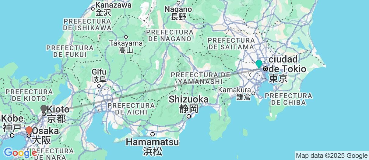 Map of Aventura japonesa independiente