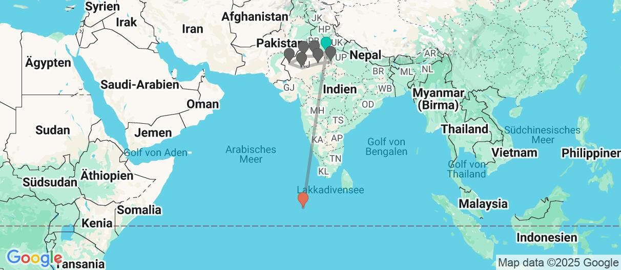 Map of Rajasthan & All-inclusive-Paradies