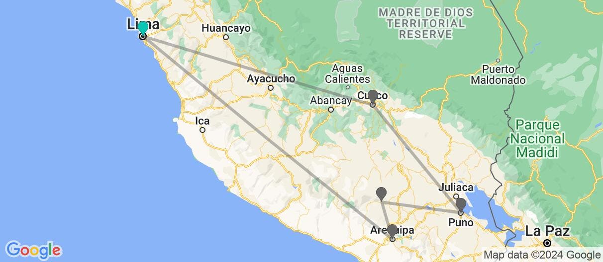 Map of Mesmerising Peruvian Dream 360