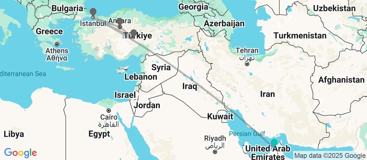 Map of Emirate City & Treasures of Anatolia