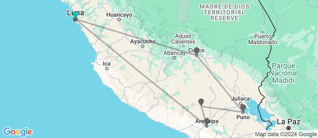 Map of Mesmerizing Peruvian Dream 360