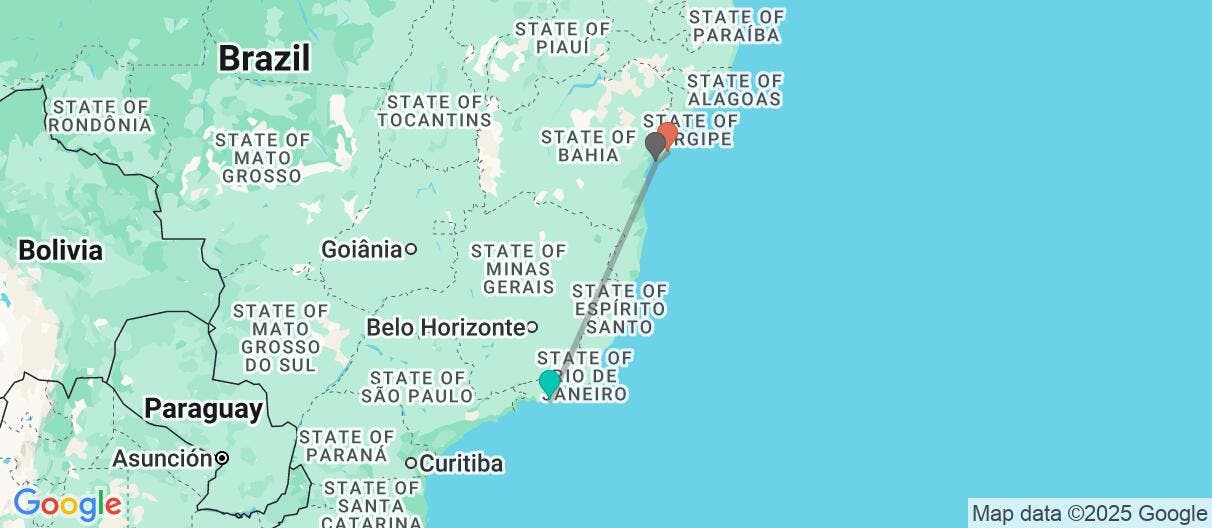 Map of  Sprawling Cities & Golden Beaches