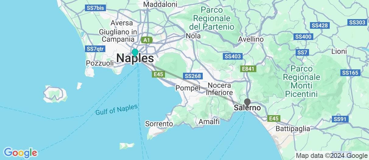 Map of Odyssey: Capri, Amalfi, Sorrento & Pompeii
