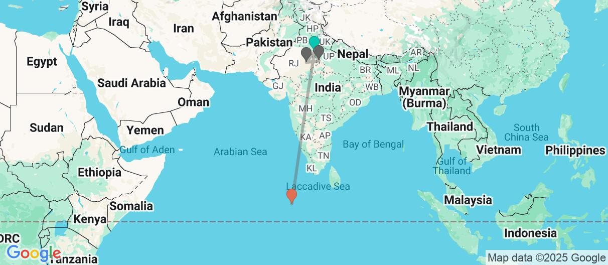 Map of Golden Triangle & All-Inc. Indian Ocean