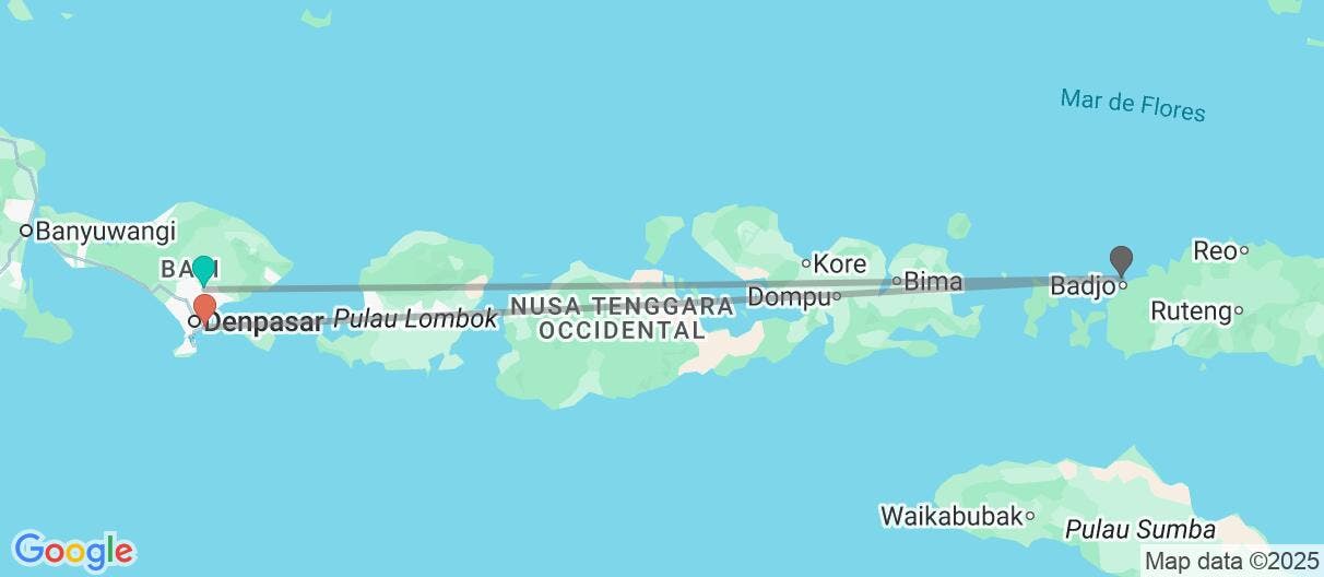 Map of Bali, relax y dragones de Komodo