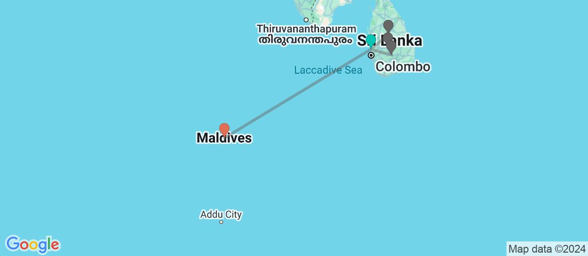 Map of From temples to turquoise waters