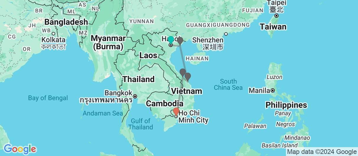 Map of Vietnam wonders: From North to South