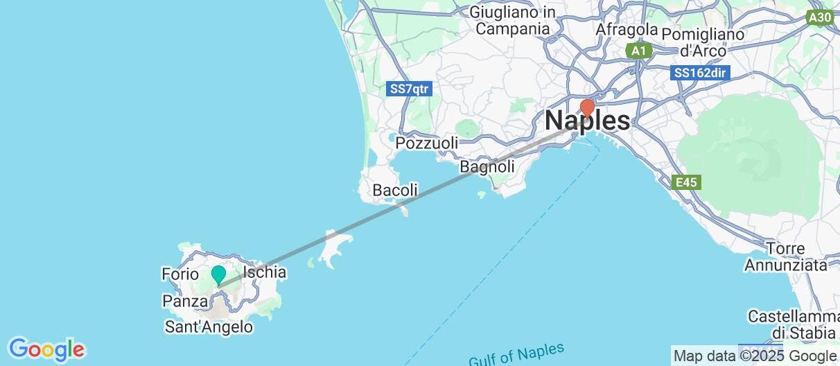 Map of Self-guided: Ischia, Amalfi & Pompeii