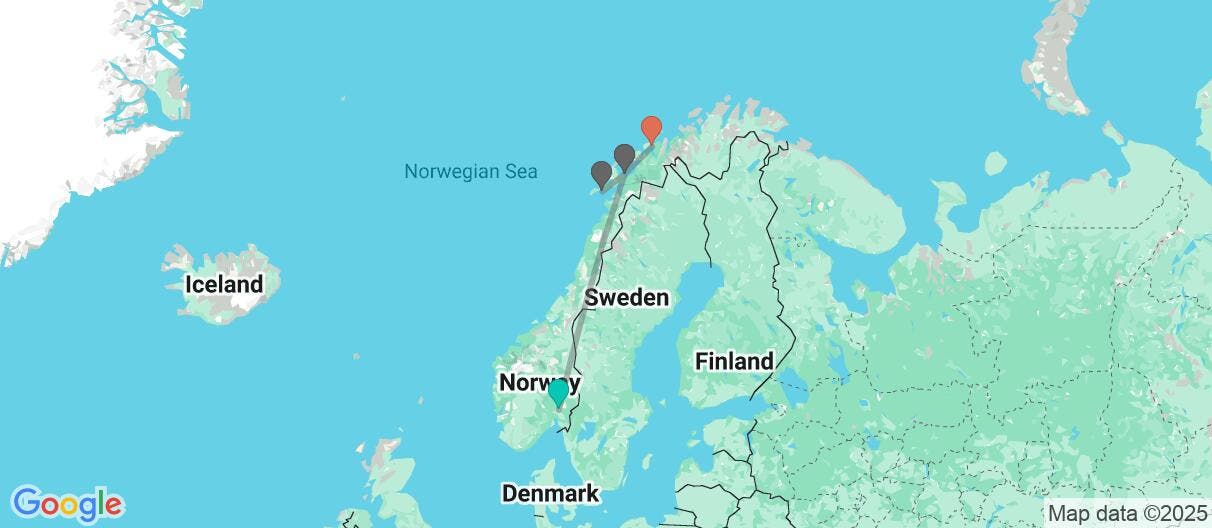 Map of Arctic wonders: Lofoten & Northern Lights