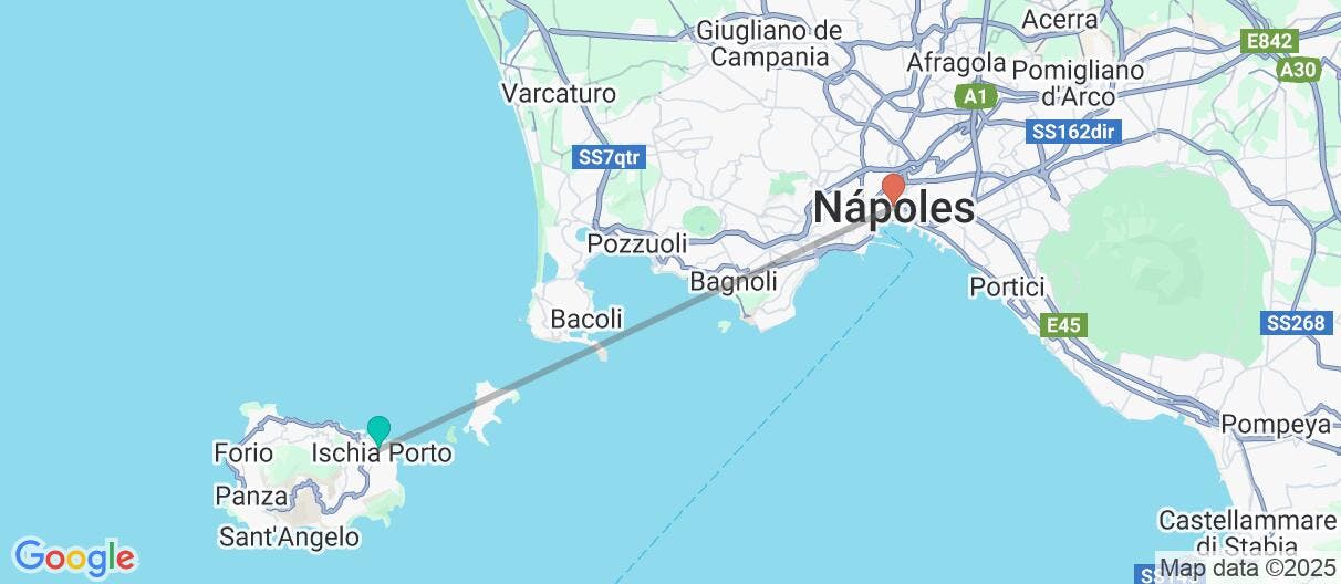 Map of Joyas costeras: Ischia, Amalfi y Pompeya