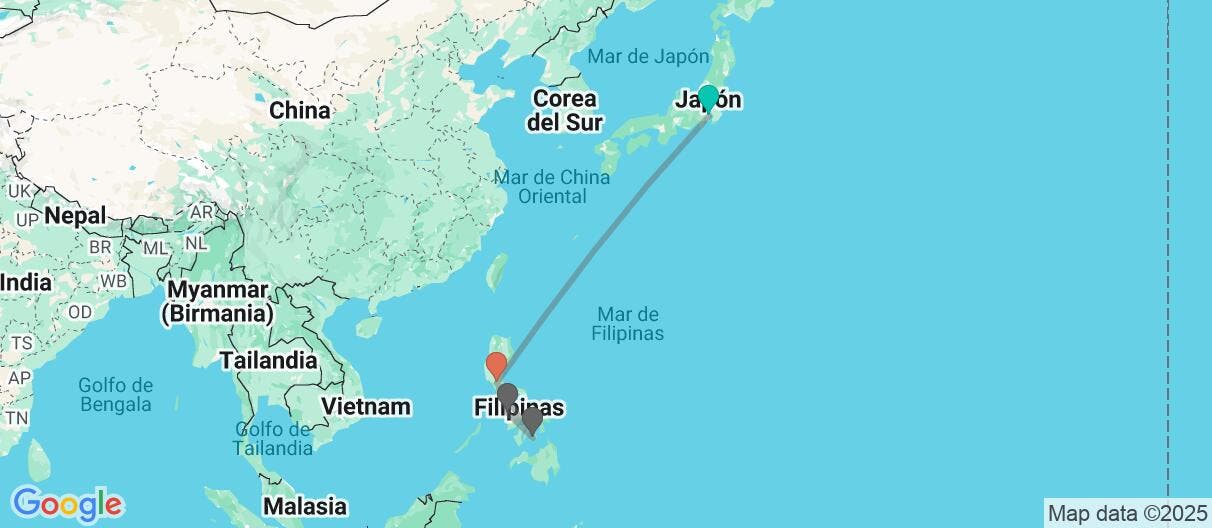 Map of Cultura y paraíso: de Tokio a Filipinas