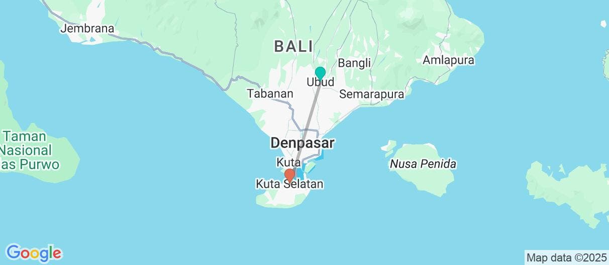 Map of Viaje al corazón de Bali
