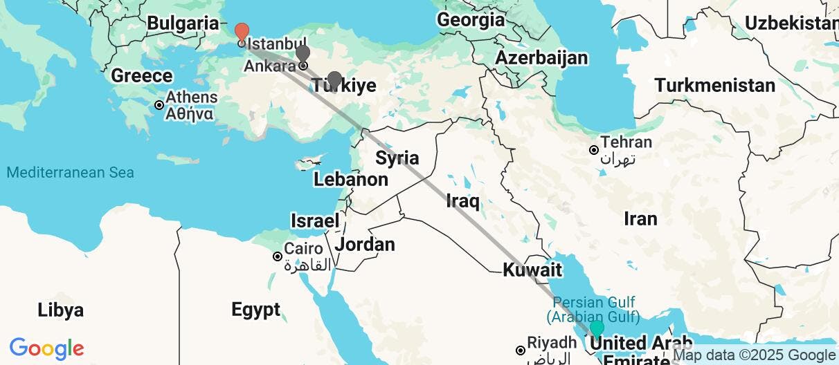 Map of Tales of discovery: Doha & Istanbul