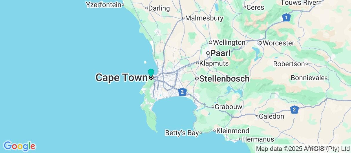 Map of From Table Mountain to the Big Five Safari