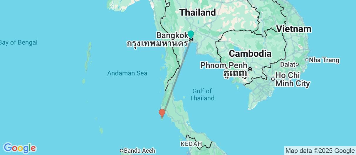 Map of Thai Essentials: From Bangkok to Phuket