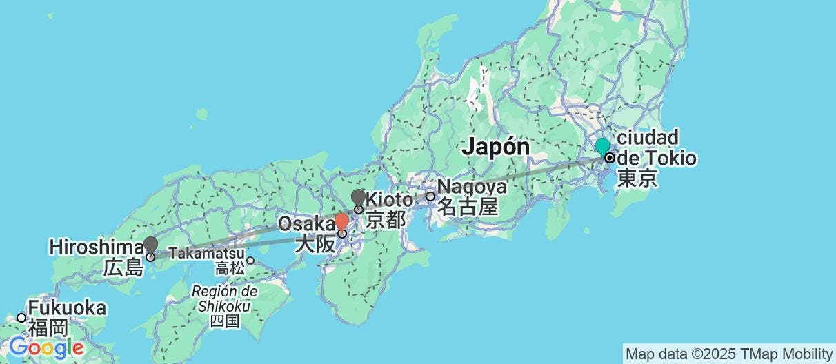 Map of Aventura japonesa independiente