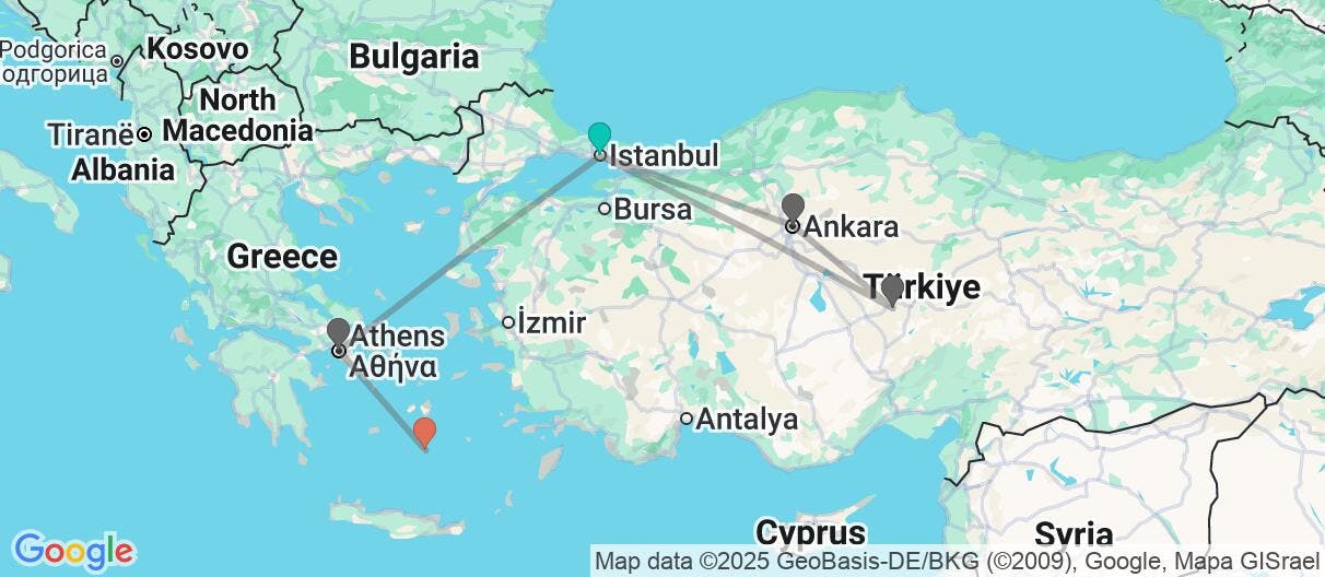 Map of Bridging cultures: from minarets to myths