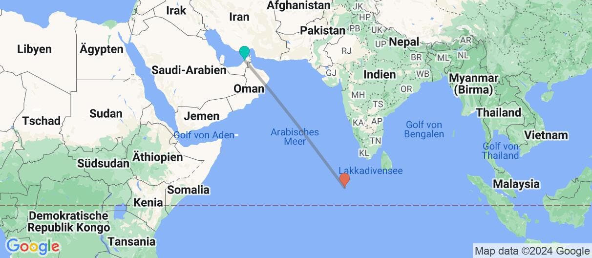 Map of Wüstenmetropole & All-Inclusive Malediven