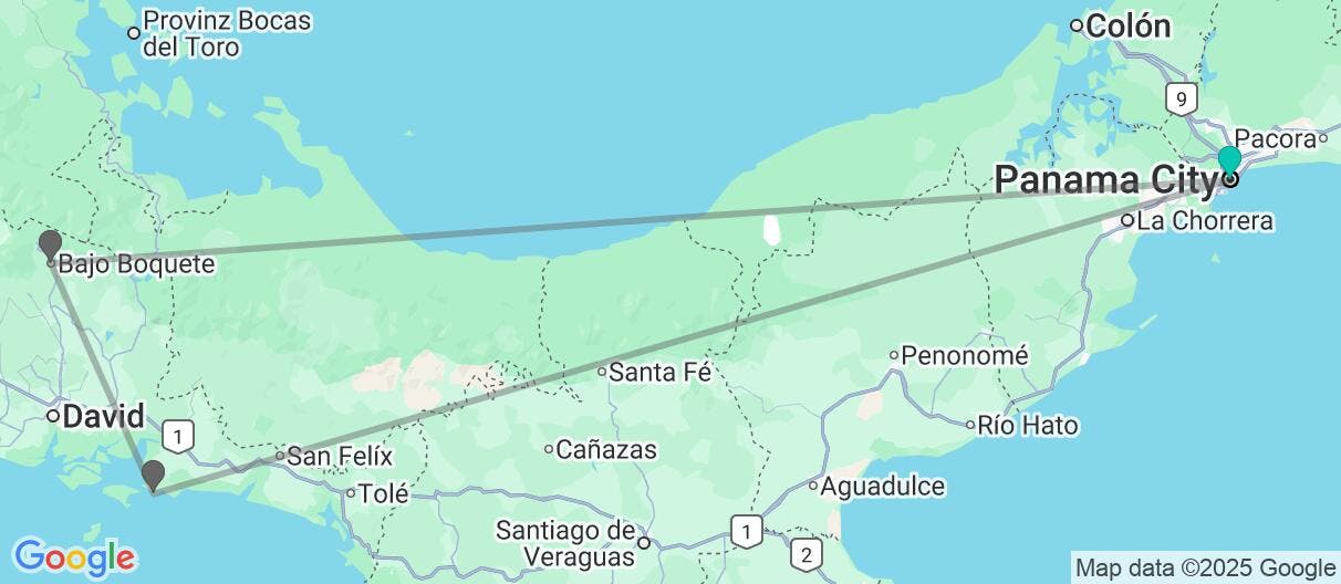 Map of Verborgene Schätze rund um Boca Chica